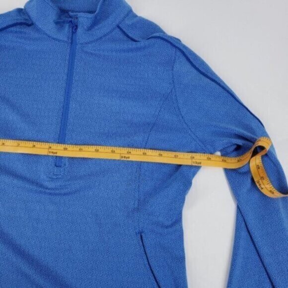 Levelwear Half Zip Pullover Blue Men's Size  Medium Long Sleeve Activewe… - Picture 9 of 11